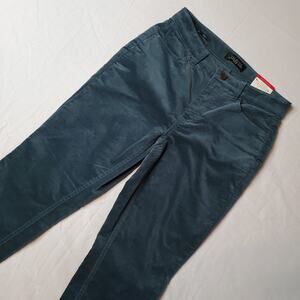Talbots Women's Size 2P NWT Flawless 5 Pocket Velveteen Curvy Jeggings Green